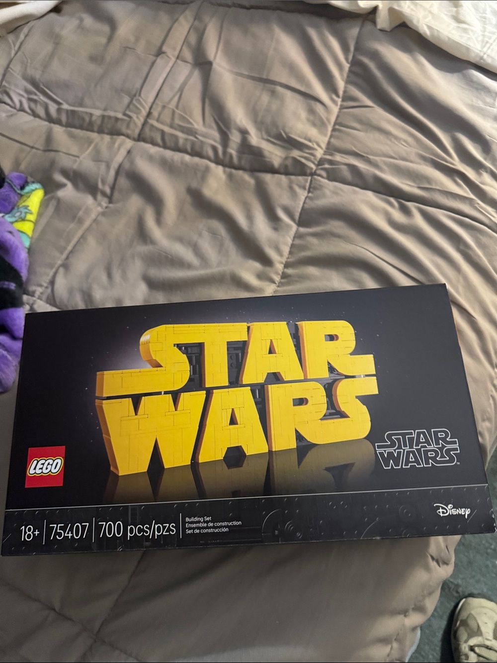 Lego Star Wars Yellow Logo Building Set - Black Box